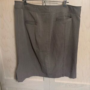 Lane Bryant Taupe Pencil Skirt